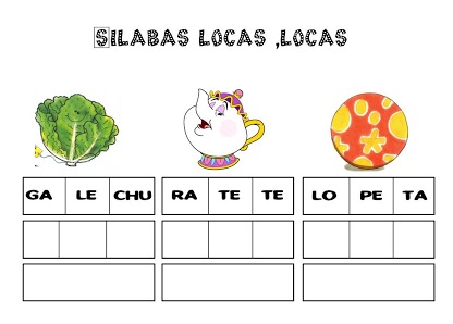 SÍLABAS LOCAS